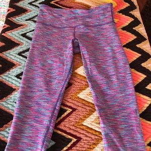 Lululemon space dye senorita pink Wunder under 4